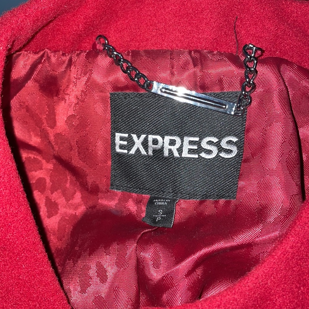 Express Red Structured Jacket - image 4